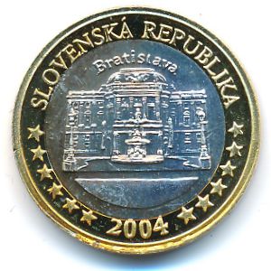 Slovakia., 1 евро, 