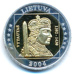 Lithuania., 2 евро, 