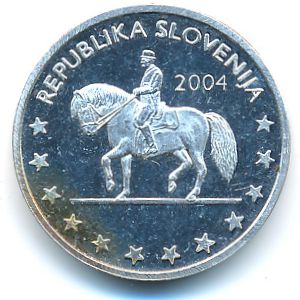 Slovenia., 5 euro cent, 2004
