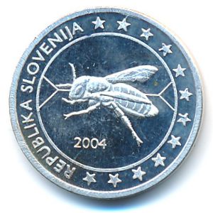 Slovenia., 10 euro cent, 2004
