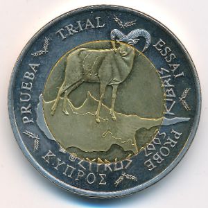 Cyprus., 2 euro, 2003