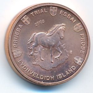 Исландия., 1 евроцент (2005 г.)