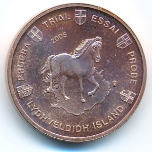 Iceland., 2 euro cent, 2005