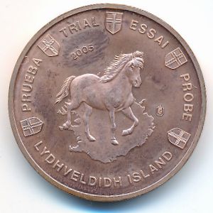 Iceland., 5 euro, 2005