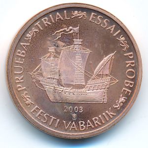 Эстония., 2 евроцента (2003 г.)
