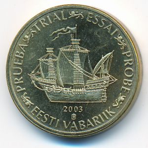 Estonia., 10 euro cent, 2003