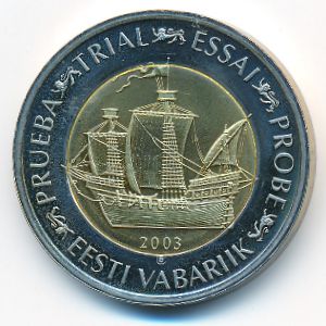 Эстония., 2 евро (2003 г.)