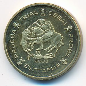 Bulgaria., 10 euro cent, 2003