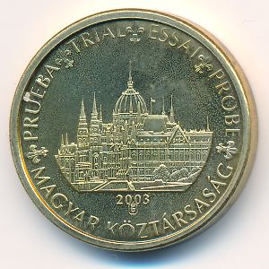 Hungary., 10 euro cent, 2003