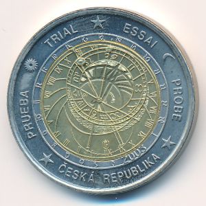 Czech., 2 euro, 2003
