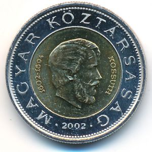 Hungary, 100 forint, 2002