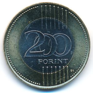 Венгрия, 200 форинтов (2012–2023 г.)