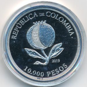 Colombia, 10000 pesos, 2019