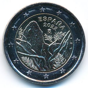Spain, 2 euro, 2022