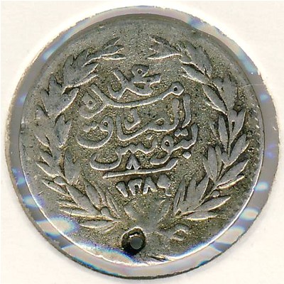 Tunis, 8 kharub, 1870–1876