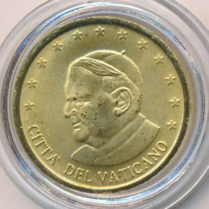 Ватикан., 10 евроцентов (2005 г.)