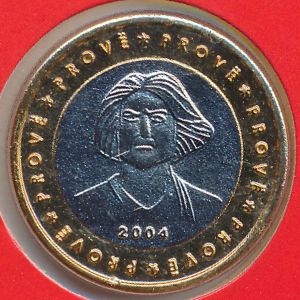 Albania., 1 euro, 2004