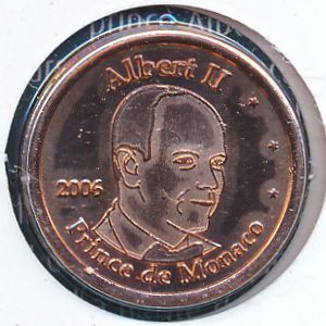 Monaco., 1 евроцент, 