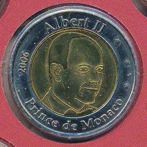 Monaco., 2 евро, 