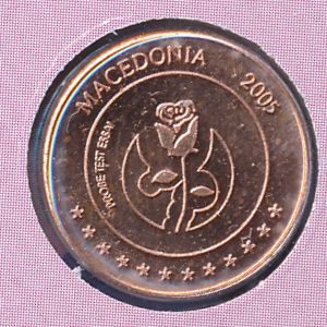 Macedonia., 1 евроцент, 