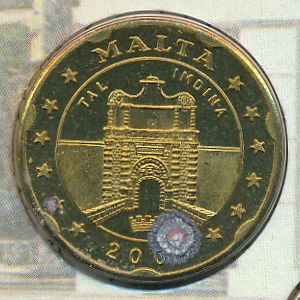 Malta., 20 евроцентов, 