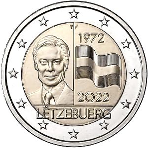 Luxemburg, 2 euro, 2022