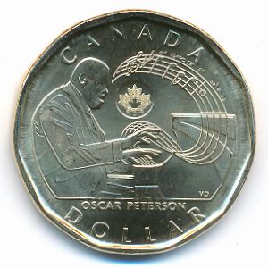 Canada, 1 dollar, 2022