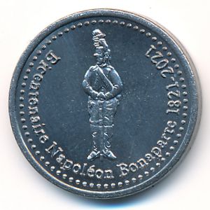 Остров Святой Елены., 1/4 франка (2021 г.)
