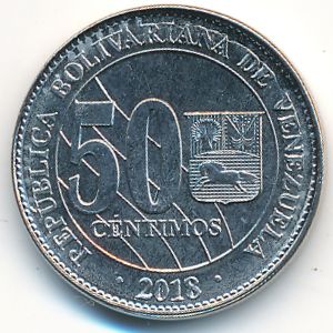 Venezuela, 50 сентимо, 