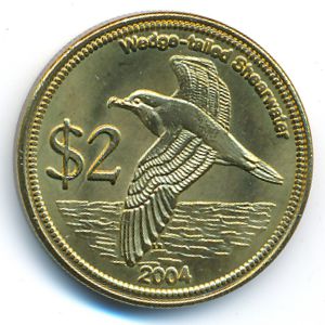 Cocos (Keeling) Islands., 2 dollars, 2004