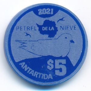 Argentine Antarctica., 5 долларов, 