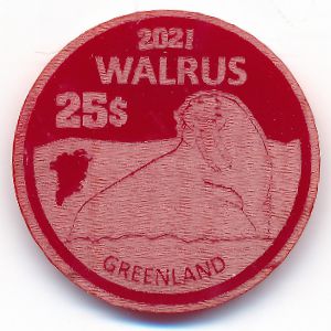 Greenland., 25 долларов, 