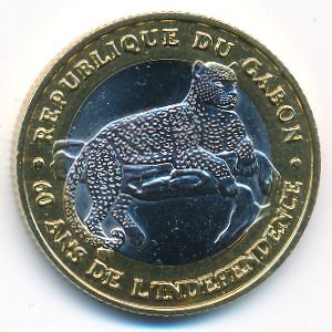 Gabon., 1000 франков, 