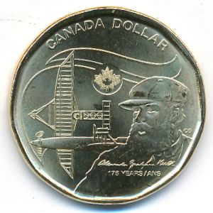 Canada, 1 dollar, 2022