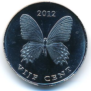 Остров Бонайре., 5 центов (2012 г.)