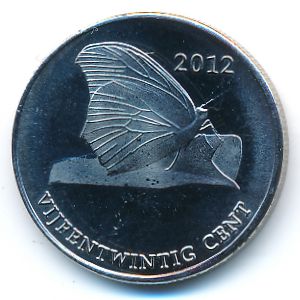 Bonaire., 25 центов, 