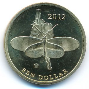 Остров Бонайре., 1 доллар (2012 г.)