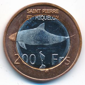 Saint Pierre and Miquelon, 200 франков, 