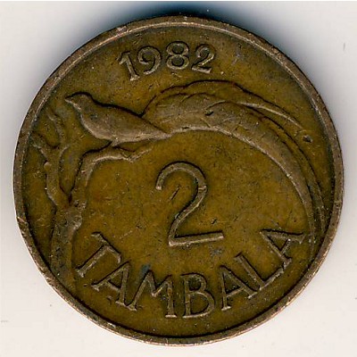 Malawi, 2 tambala, 1975–1982