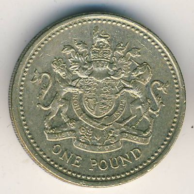Great Britain, 1 pound, 1998–2008