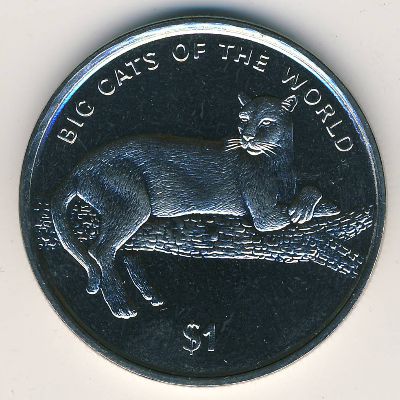 Sierra Leone, 1 dollar, 2001