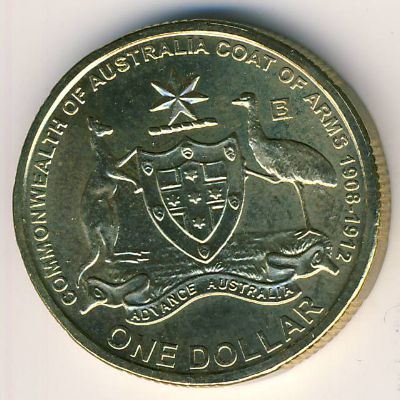 Australia, 1 dollar, 2008