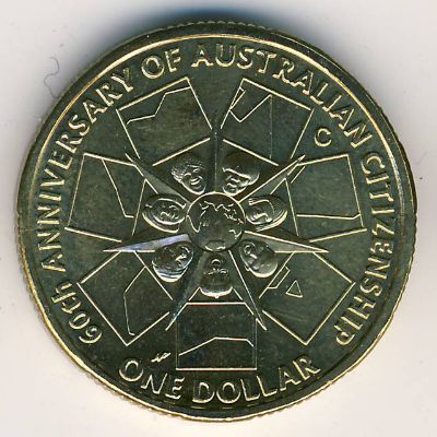 Australia, 1 dollar, 2009