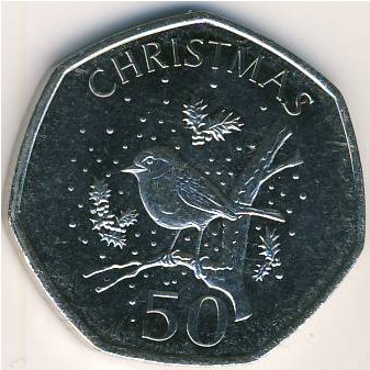 Gibraltar, 50 pence, 2009