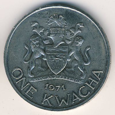 Malawi, 1 kwacha, 1971