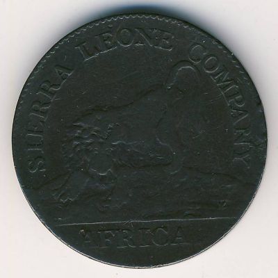 Sierra Leone, 1 cent, 1791–1796