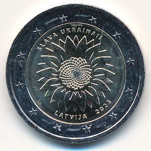 Latvia, 2 euro, 2023