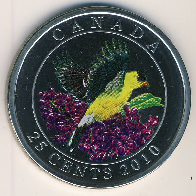 Canada, 25 cents, 2010