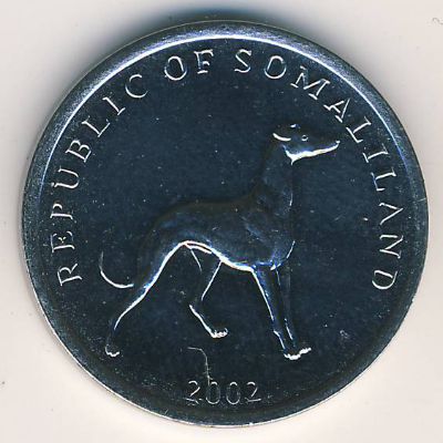 Somaliland, 20 shillings, 2002