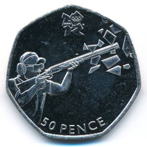 Great Britain, 50 pence, 2011